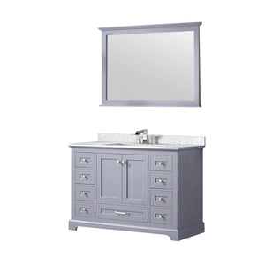 Lexora LD342248SB00000 Dukes 48" Dark Grey Vanity Cabinet Only