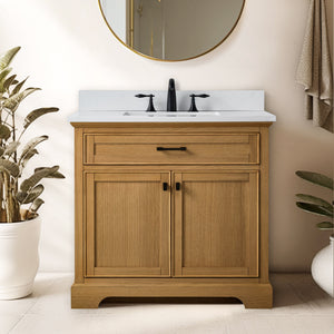 Design Element ML-36-OKV Milano 36-in Oak Single Vanity