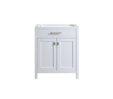 Load image into Gallery viewer, Design Element DEC076E-W-CB London 29-in White Bathroom Vanity Base Cabinet without Top