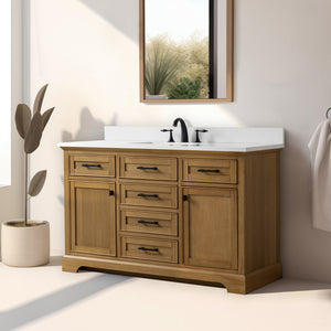 Design Element ML-54-OKV Milano 54-in Oak Single Vanity