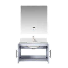 Load image into Gallery viewer, Lexora LG192230DM00000 Geneva 30&quot; Glossy White Vanity Cabinet Only