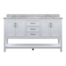 Load image into Gallery viewer, Design Element AF-61-WHI Affinity 61&quot; Single Sink Vanity in White