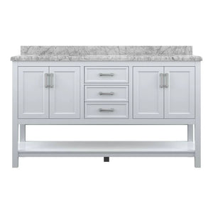 Design Element AF-61-WHI Affinity 61" Single Sink Vanity in White