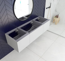 Load image into Gallery viewer, LAVIVA 313VTR-66CW Vitri 66&quot; Cloud White Single Sink Wall Hung Bathroom Vanity Cabinet