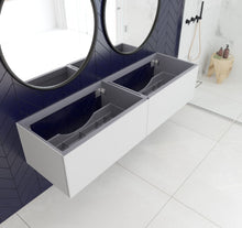 Load image into Gallery viewer, LAVIVA 313VTR-72DCW Vitri 72&quot; Cloud White Double Sink Wall Hung Bathroom Vanity Cabinet