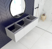 Load image into Gallery viewer, LAVIVA 313VTR-60CCW Vitri 60&quot; Cloud White Single Sink Wall Hung Bathroom Vanity Cabinet