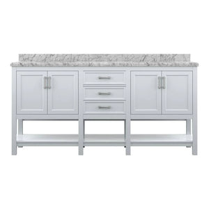 Design Element AF-72-WHI Affinity 72" Single Sink Vanity in White