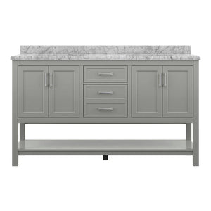 Design Element AF-61-GRY Affinity 61" Single Sink Vanity in Grey