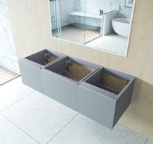 Load image into Gallery viewer, LAVIVA 313VTR-60CFG Vitri 60&quot; Fossil Grey Single Sink Wall Hung Bathroom Vanity Cabinet