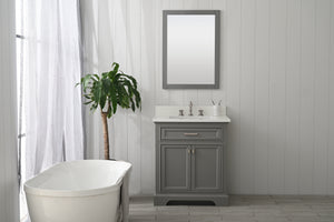 Design Element ML-30-GY Milano 30" Bathroom Vanity in Gray