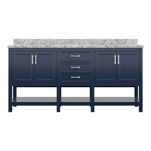 Design Element AF-72-BLU Affinity 72" Single Sink Vanity in Blue