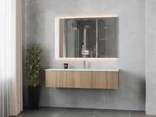 Load image into Gallery viewer, LAVIVA 313LGN-60CWG-MW Legno 60&quot; Weathered Grey Single Sink Bathroom Vanity with Matte White VIVA Stone Solid Surface Countertop
