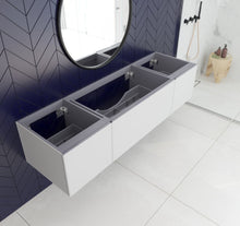 Load image into Gallery viewer, LAVIVA 313VTR-72CCW Vitri 72&quot; Cloud White Single Sink Wall Hung Bathroom Vanity Cabinet