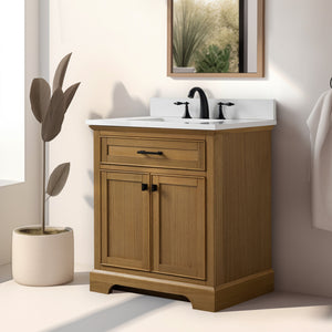 Design Element ML-30-OKV Milano 30-in Oak Single Vanity