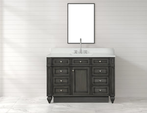 Design Element WN-48-GY Winston 48" Single Sink Bathroom Vanity Gray