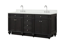 Load image into Gallery viewer, Design Element WN-72-ES Winston 72&quot; Double Sink Bathroom Vanity in Espresso