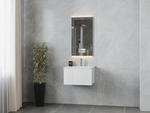 Load image into Gallery viewer, LAVIVA 313LGN-24AW-MW Legno 24&quot; Alabaster White Bathroom Vanity with Matte White VIVA Stone Solid Surface Countertop