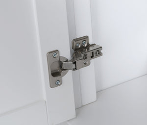Design Element DEC076E-W-CB London 29-in White Bathroom Vanity Base Cabinet without Top