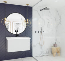 Load image into Gallery viewer, LAVIVA 313VTR-30CW-MW Vitri 30&quot; Cloud White Bathroom Vanity with VIVA Stone Matte White Solid Surface Countertop