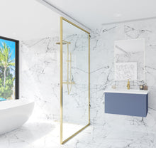 Load image into Gallery viewer, LAVIVA 313VTR-30NB-MW Vitri 30&quot; Nautical Blue Bathroom Vanity with VIVA Stone Matte White Solid Surface Countertop