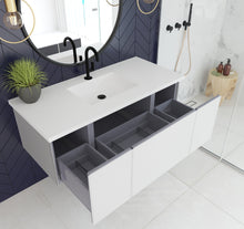 Load image into Gallery viewer, LAVIVA 313VTR-48CW Vitri 48&quot; Cloud White Wall Hung Bathroom Vanity Cabinet