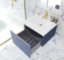 Load image into Gallery viewer, LAVIVA 313VTR-24NB Vitri 24&quot; Nautical Blue Wall Hung Bathroom Vanity Cabinet