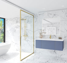 Load image into Gallery viewer, LAVIVA 313VTR-48NB-MW Vitri 48&quot; Nautical Blue Bathroom Vanity with VIVA Stone Matte White Solid Surface Countertop