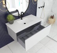 Load image into Gallery viewer, LAVIVA 313VTR-42CW Vitri 42&quot; Cloud White Wall Hung Bathroom Vanity Cabinet