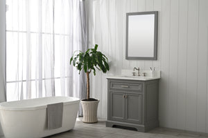 Design Element ML-30-GY Milano 30" Bathroom Vanity in Gray