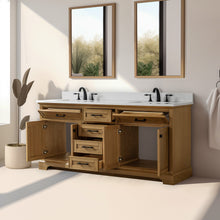 Load image into Gallery viewer, Design Element ML-72-OKV Milano 72-in Oak Double Vanity