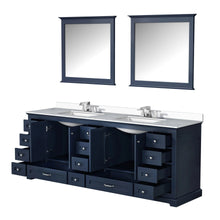 Load image into Gallery viewer, Lexora LD342284DE00000 Dukes 84&quot; Navy Blue Vanity Cabinet Only