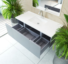 Load image into Gallery viewer, LAVIVA 313VTR-48FG Vitri 48&quot; Fossil Grey Wall Hung Bathroom Vanity Cabinet