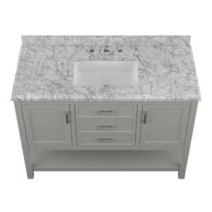 Design Element AF-49-GRY Affinity 49" Single Sink Vanity in Grey