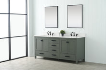 Load image into Gallery viewer, Design Element V01-72-VG Valentino 72&quot; Double Sink Vanity in Green