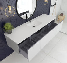 Load image into Gallery viewer, LAVIVA 313VTR-72CCW Vitri 72&quot; Cloud White Single Sink Wall Hung Bathroom Vanity Cabinet