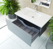 Load image into Gallery viewer, LAVIVA 313VTR-36FG Vitri 36&quot; Fossil Grey Wall Hung Bathroom Vanity Cabinet