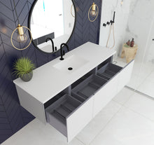 Load image into Gallery viewer, LAVIVA 313VTR-60CCW Vitri 60&quot; Cloud White Single Sink Wall Hung Bathroom Vanity Cabinet