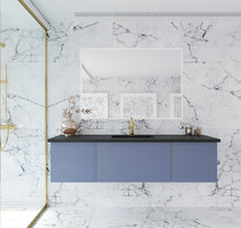 Load image into Gallery viewer, LAVIVA 313VTR-66NB Vitri 66&quot; Nautical Blue Single Sink Wall Hung Bathroom Vanity Cabinet