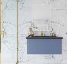 Load image into Gallery viewer, LAVIVA 313VTR-36NB Vitri 36&quot; Nautical Blue Wall Hung Bathroom Vanity Cabinet