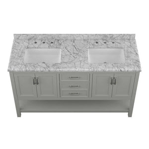 Design Element AF-61-GRY Affinity 61" Single Sink Vanity in Grey