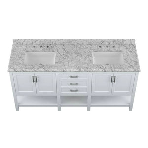 Design Element AF-72-WHI Affinity 72" Single Sink Vanity in White