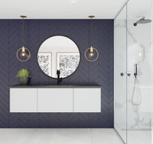 Load image into Gallery viewer, LAVIVA 313VTR-60CCW Vitri 60&quot; Cloud White Single Sink Wall Hung Bathroom Vanity Cabinet