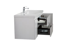 Load image into Gallery viewer, LAVIVA 313AUR-48GPW-GW Aurora 48&quot; Glossy Polar White Wall Hung Bathroom Vanity with White Acrylic Countertop