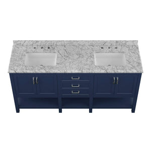 Design Element AF-72-BLU Affinity 72" Single Sink Vanity in Blue