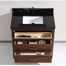 Load image into Gallery viewer, Legion Furniture WK2428-36-EB-WITH BLACK NATURAL TOP 36&quot; EBONY SINK VANITY