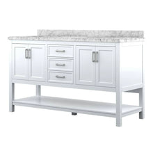 Load image into Gallery viewer, Design Element AF-61-WHI Affinity 61&quot; Single Sink Vanity in White