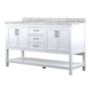 Design Element AF-61-WHI Affinity 61" Single Sink Vanity in White