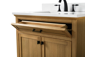 Design Element ML-36-OKV Milano 36-in Oak Single Vanity
