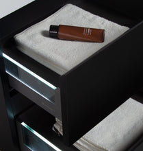 Load image into Gallery viewer, LAVIVA 313AUR-42MMB-GW Aurora 42&quot; Matte Midnight Black Wall Hung Bathroom Vanity with White Acrylic Countertop