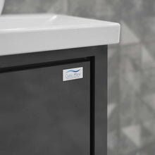 Load image into Gallery viewer, Casa Mare Alessio 32″ Glossy Gray Ceramic Bathroom Vanity - ALESSIO80GG-32-MSC